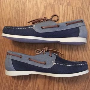 Navy Cole Haan Boat Shoes (Dominick II)